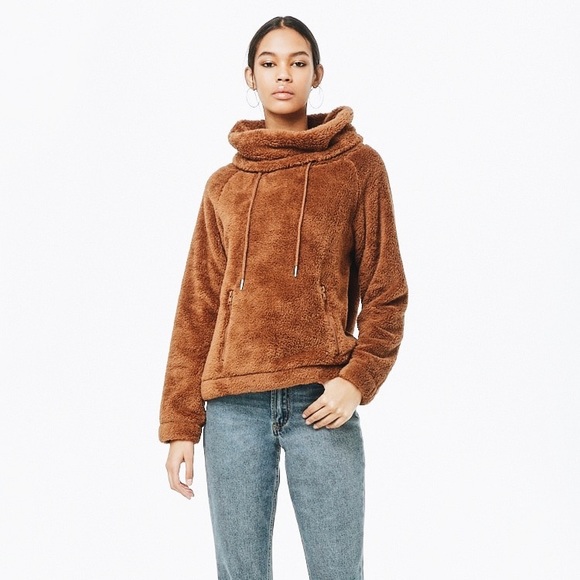 Faux Fur Cowl Neck Sweater - Picture 3 of 4